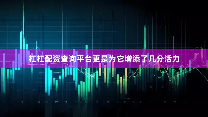 杠杠配资查询平台更是为它增添了几分活力