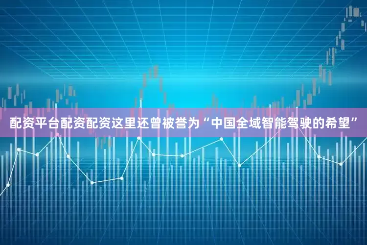 配资平台配资配资这里还曾被誉为“中国全域智能驾驶的希望”