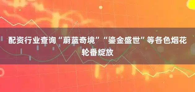 配资行业查询“蔚蓝奇境”“鎏金盛世”等各色烟花轮番绽放